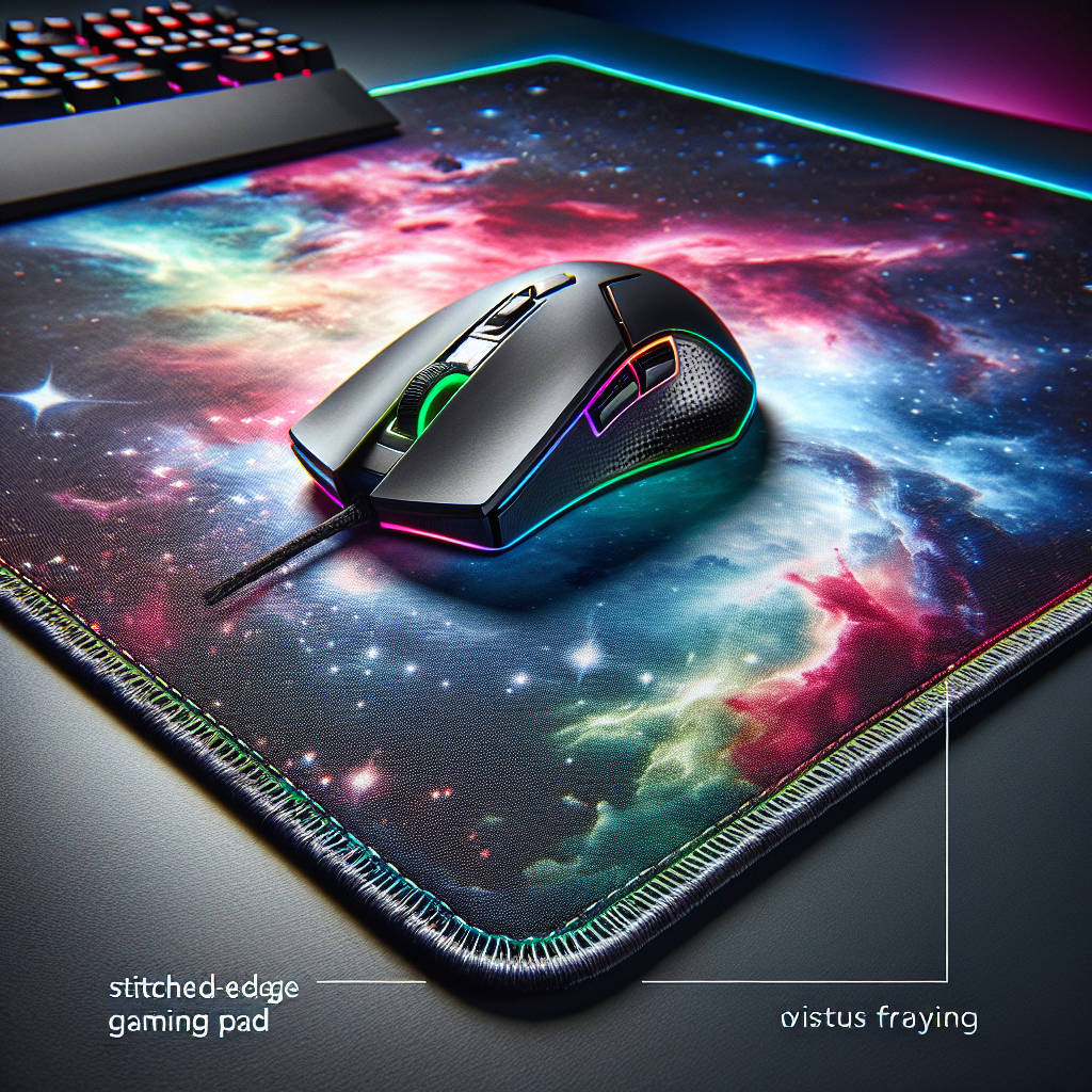 What is the Advantage of a Stitched-Edge Gaming Mouse Pad?